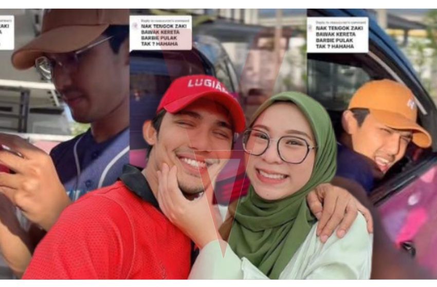  Demi Melayan Kerenah Isteri, Zaki Azeman Sanggup Tanggung Malu Pandu Kenderaan Berdekorasi Barbie