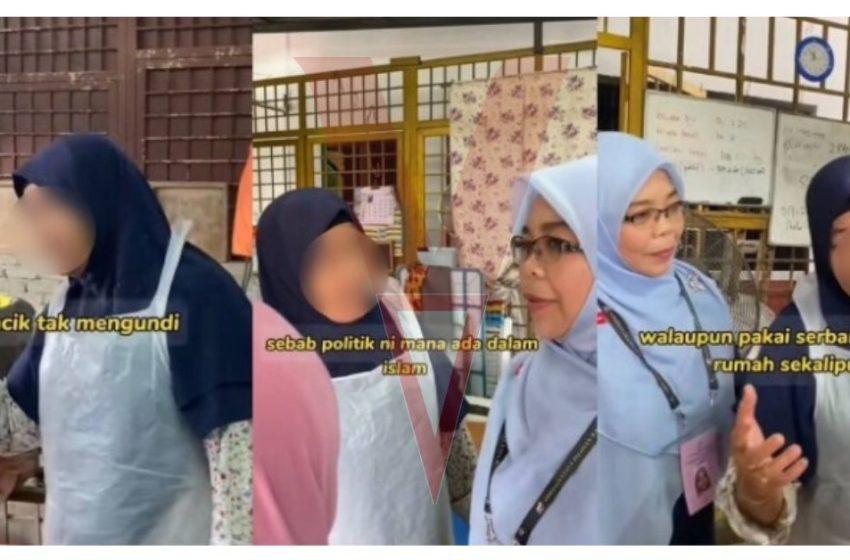  [V] “Politik Mana Ada Dalam Islam!” – Reaksi Seorang Wanita Di DUN Paroi Raih Perhatian Para Pengundi